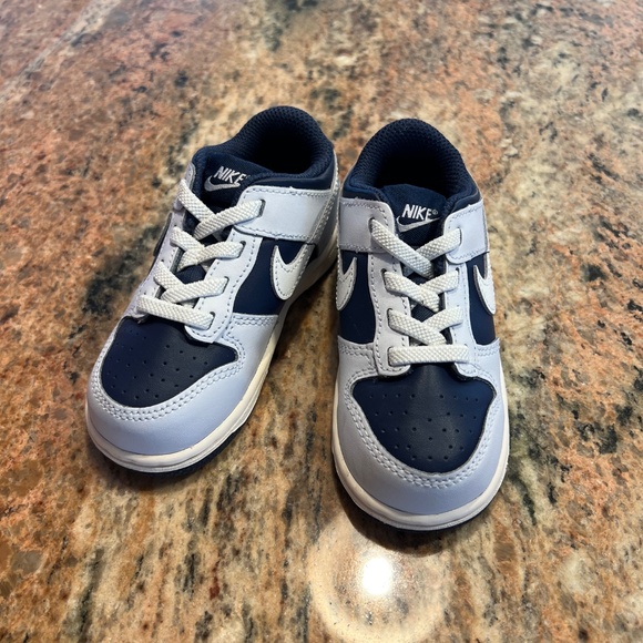 Toddler Nike Dunk Low Blue - Picture 6 of 7